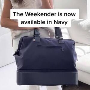 Navy Weekender Bag